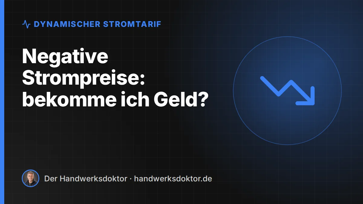 Titelbild: Negative Strompreise